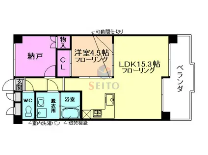 サンハイツ木多(2LDK/2階)の間取り写真