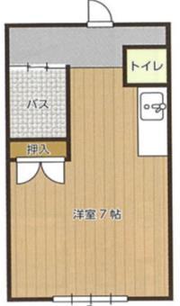 パークビレッジ(ワンルーム/1階)の間取り写真