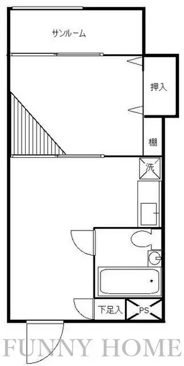 プラザ・ローヤル5 7階階 間取り