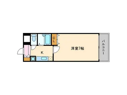 アヴィニティー東中野(1K/7階)の間取り写真