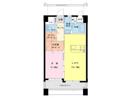 Y´S COURTIII(1LDK/3階)の間取り写真