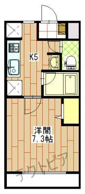 NEXTAGE新橋(1K/3階)の間取り写真