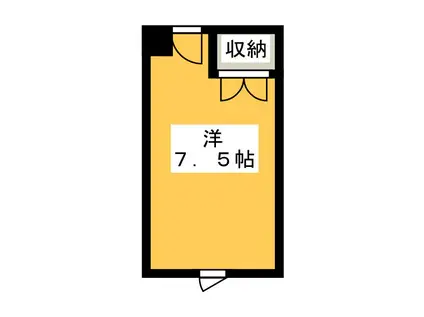 TACHIBANA INN(ワンルーム/2階)の間取り写真