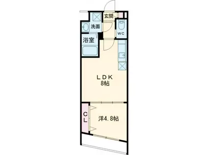ARCA嵯峨嵐山(1LDK/1階)の間取り写真