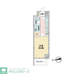 レジディア東桜(1K/10階)の間取り写真