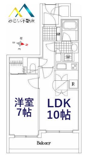 グランシティサウスレジデンス(1LDK/5階)の間取り写真