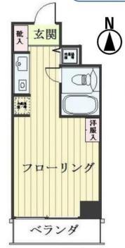 グレイスー給田3丁目-(ワンルーム/3階)の間取り写真
