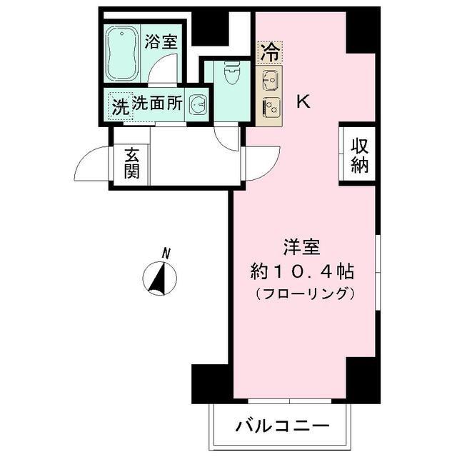 ONE三ノ輪(ワンルーム/5階)の間取り写真