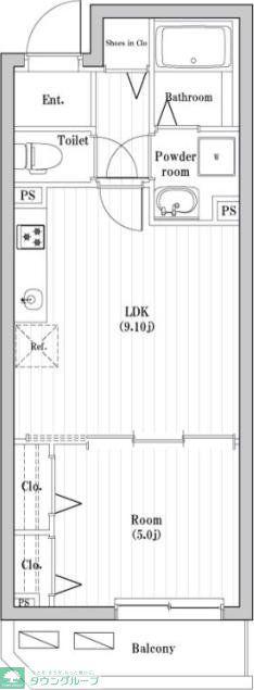 アーバンパーク成増II(1LDK/2階)の間取り写真