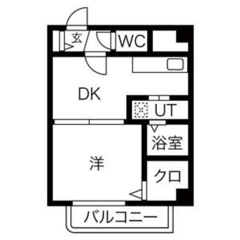 エクセレントハウス豊平37(1LDK/3階)の間取り写真