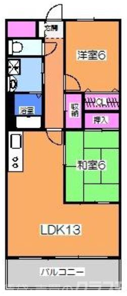 マルシェ(2LDK/2階)の間取り写真