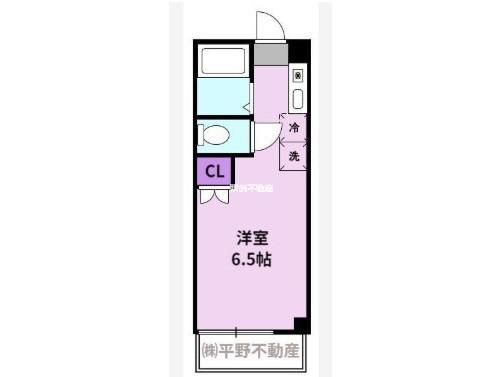 ルシェル弐番館(ワンルーム/3階)の間取り写真
