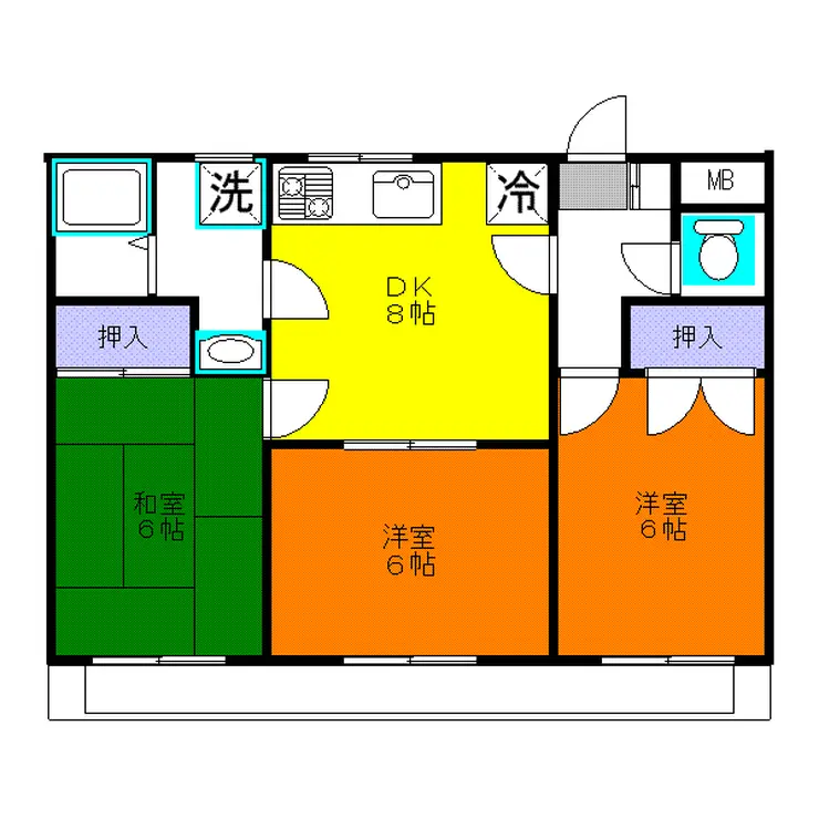 第一ホワイトメゾン 3階階 間取り