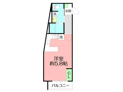 伊勢原桜台2丁目計画(ワンルーム/3階)の間取り写真