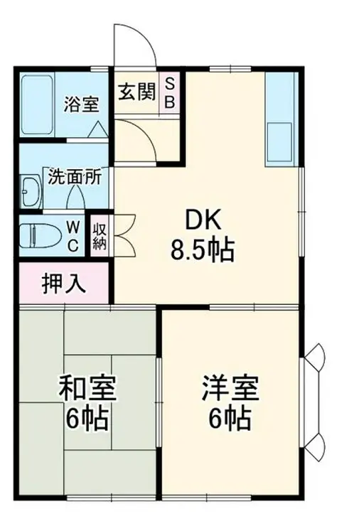 ヴェルサージ湘南 1階階 間取り