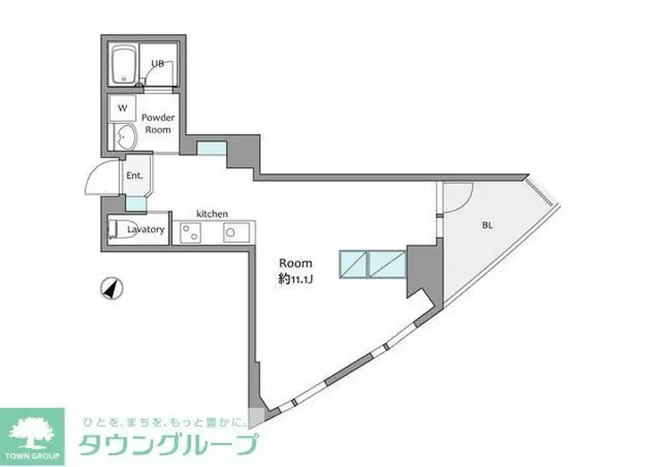 シュロス綱島 5階階 間取り