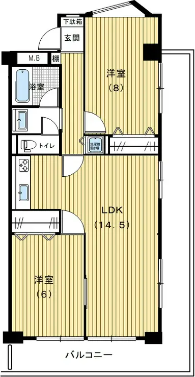 リバーサイド積田 5階階 間取り