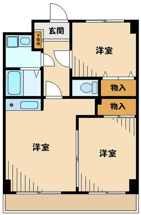 ベルデュール宮前平 7階階 間取り