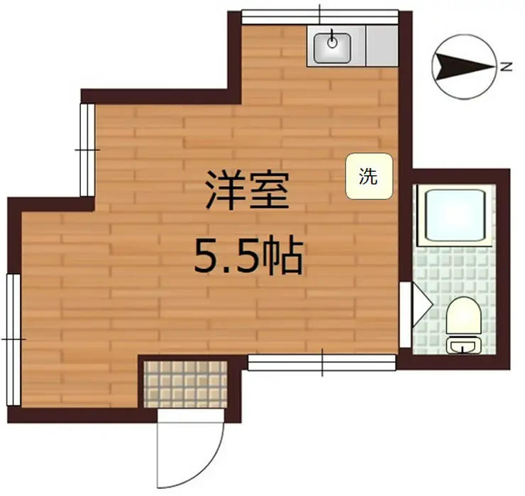 みどりハイツ 2階階 間取り