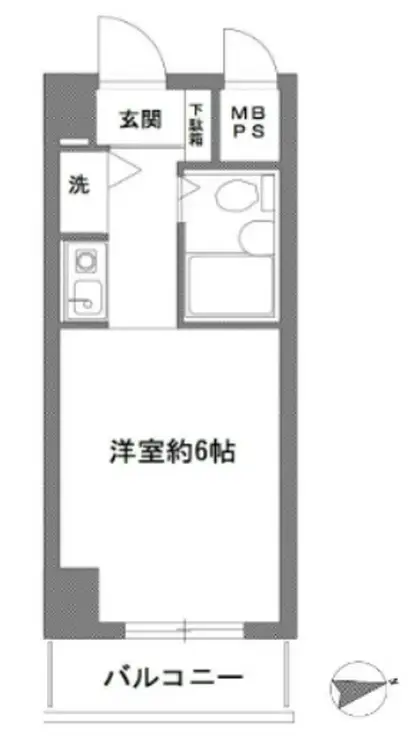 モナークマンション西川口 11階階 間取り