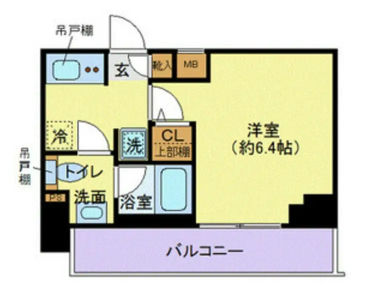 プレール・ドゥーク豊洲スクエア 6階階 間取り