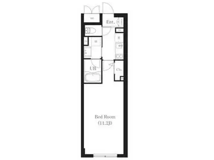 SPコート池袋(1K/1階)の間取り写真