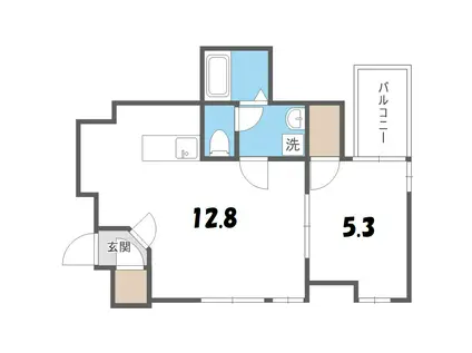 CASAL/SVTOWER(1LDK/10階)の間取り写真