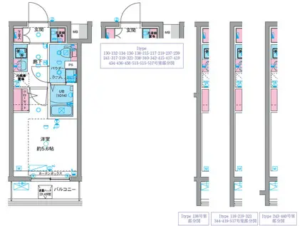GENOVIA天王台(1K/1階)の間取り写真