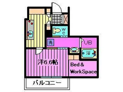 MY STYLE VINTAGE 戸田公園(1K/3階)の間取り写真