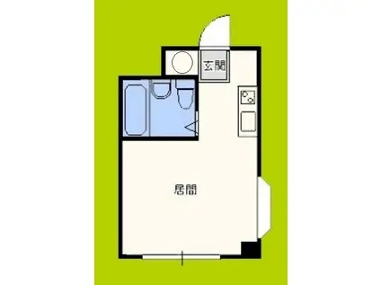 セント高津(ワンルーム/4階)の間取り写真