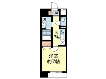 MKT-1(1K/8階)の間取り写真