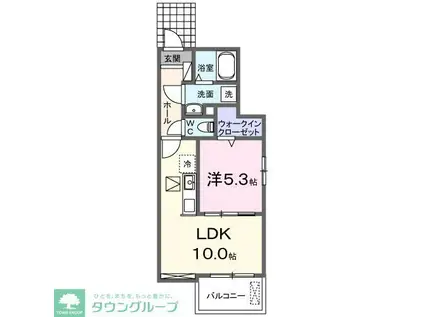 メゾン TOMO(1LDK/1階)の間取り写真