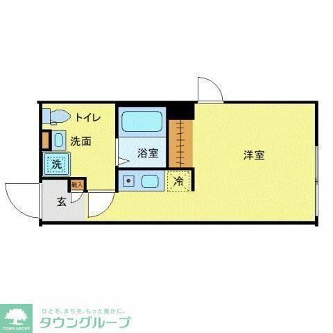 NOVEL COURT 西新井(ワンルーム/2階)の間取り写真