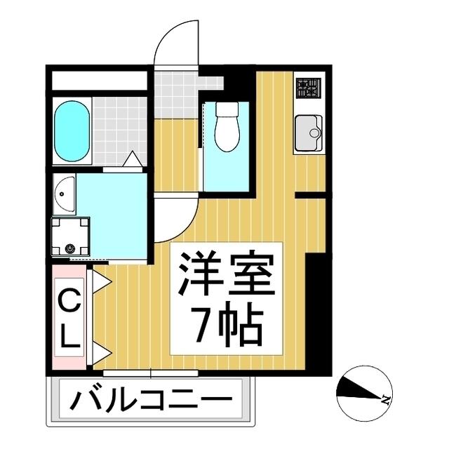 CORE OFFICE(ワンルーム/2階)の間取り写真