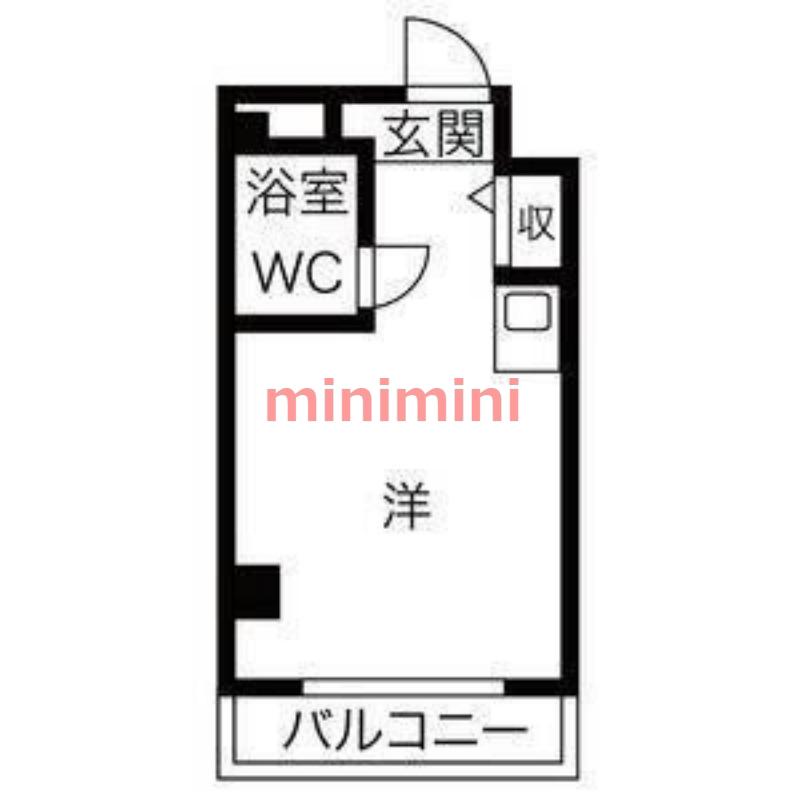プレアール吹田泉町II(ワンルーム/3階)の間取り写真