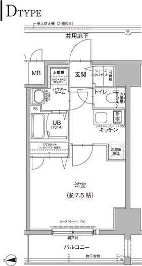 エスリード大須デュオ(1K/10階)の間取り写真