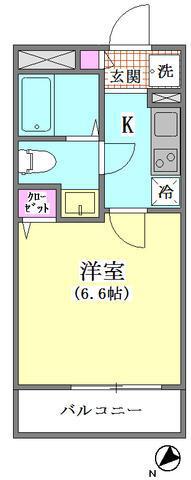 Tコープ(ワンルーム/1階)