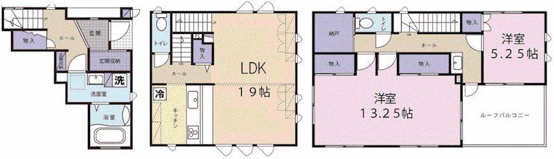 GRAND EST グランエスト(2LDK/2階)の間取り写真