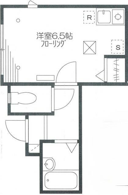 パルコート要町(ワンルーム/1階)の間取り写真