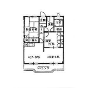 アーバンハイツ(3LDK/2階)の間取り写真