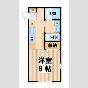 ROYAL GREEN HADANO(ワンルーム/1階)の間取り写真