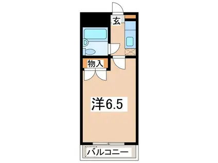 あさひハウス(1K/3階)の間取り写真