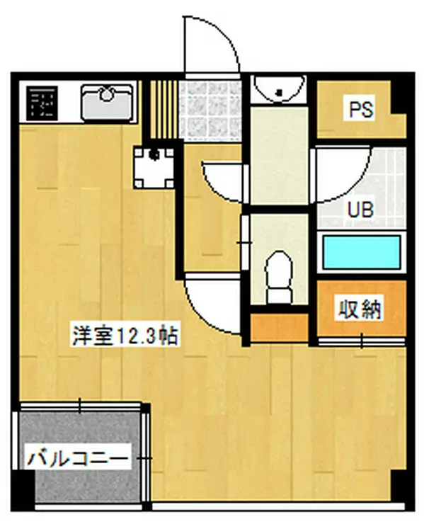 OZ-COURT 2階階 間取り