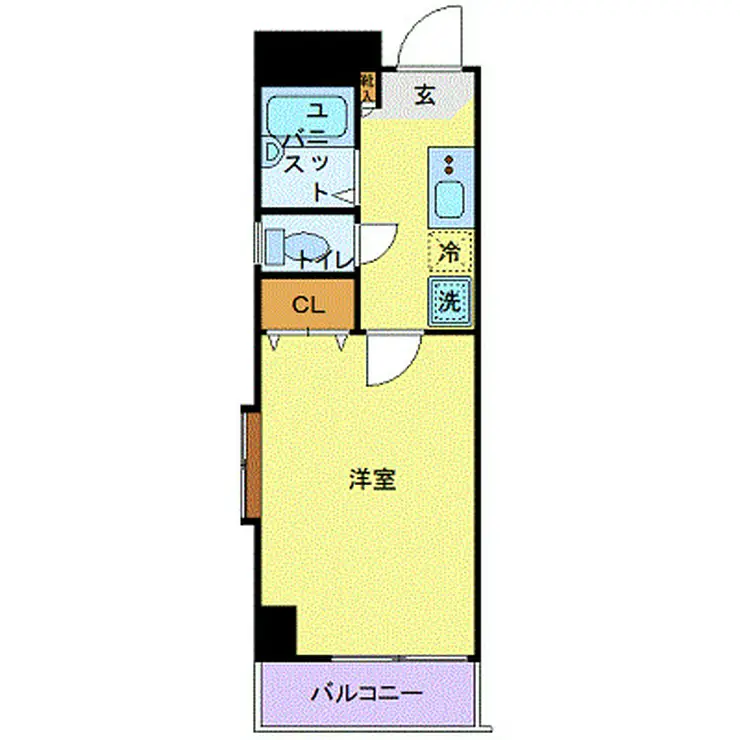 スカイコート両国第3 8階階 間取り