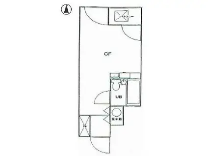 サニークレスト三田(ワンルーム/6階)の間取り写真