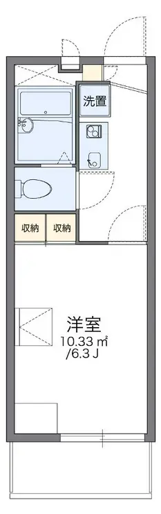 レオパレス花水木 3階階 間取り