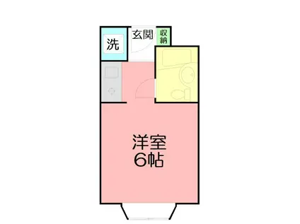 ハイツマイヤアタ(ワンルーム/1階)の間取り写真