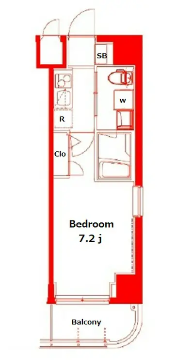 ハーモニーレジデンス横浜 2階階 間取り