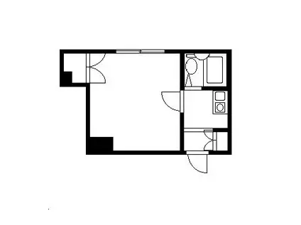 トゥイン・ロフティ(1K/3階)の間取り写真
