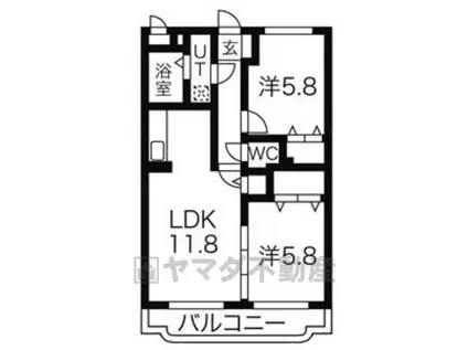 LM.FACTORYⅢ(2LDK/1階)の間取り写真